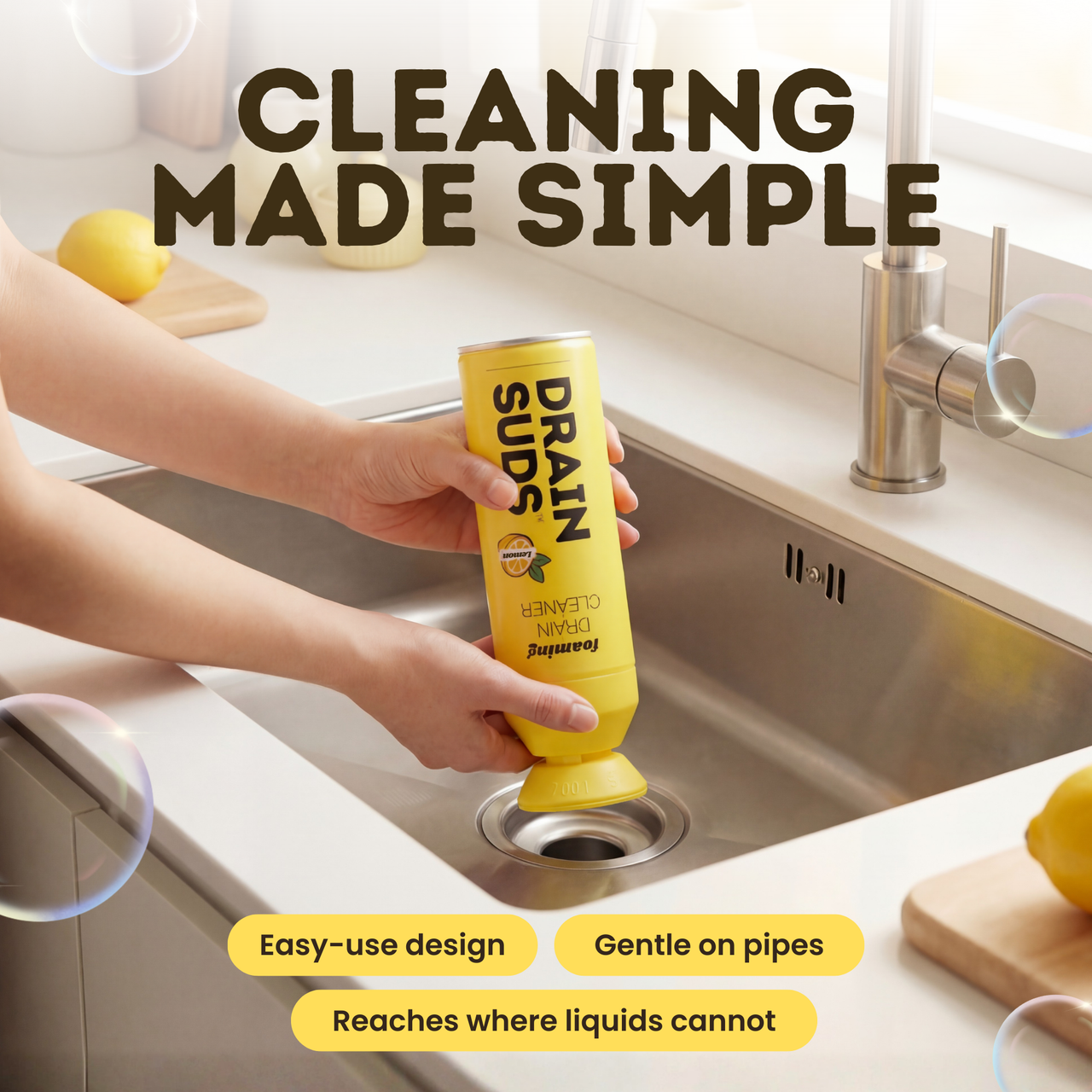 DRAIN SUDS™ - LEMON
