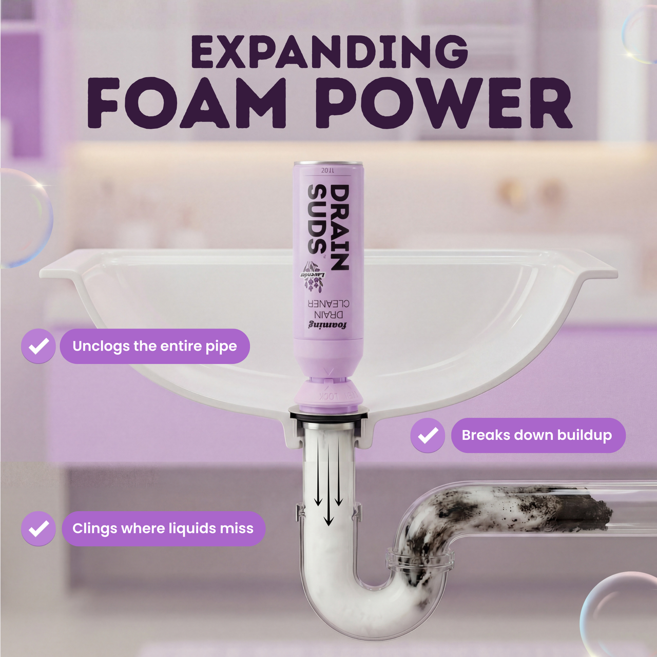 DRAIN SUDS™ - LAVENDER