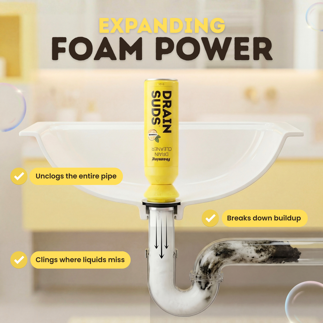 DRAIN SUDS™ - LEMON