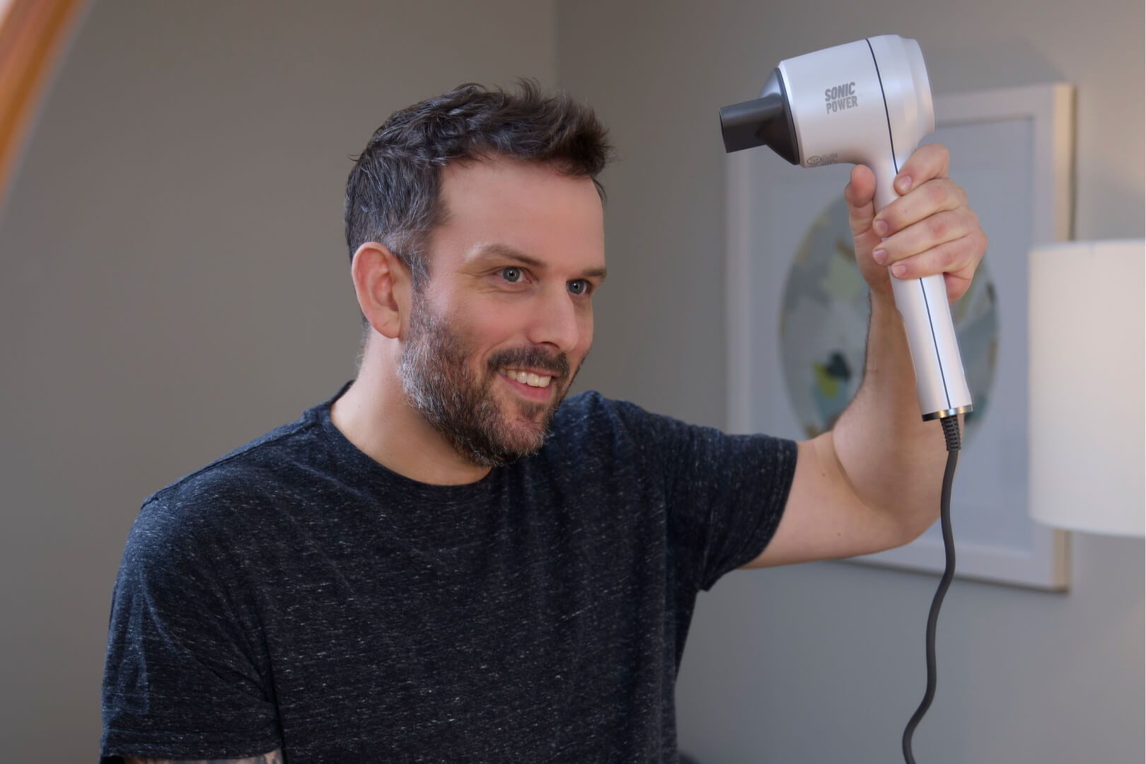 Bladeless hair outlet dryer